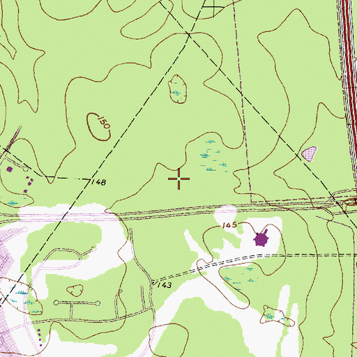 Topographic Map of Grace Presbyterian Church, TX