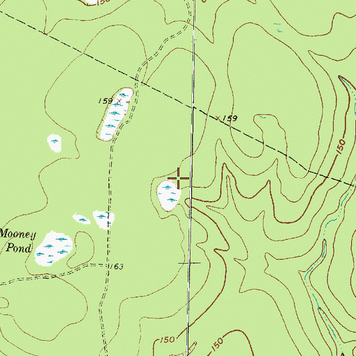 Topographic Map of Woodlands Community Presbyterian Church, TX