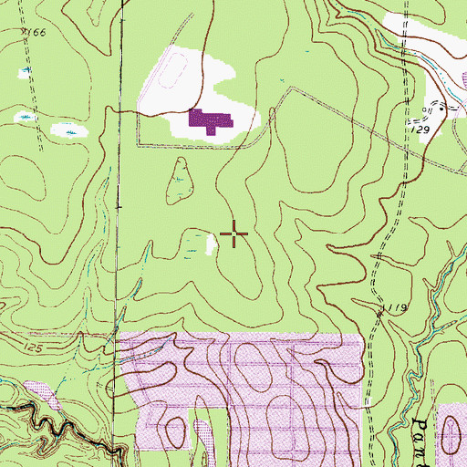 Topographic Map of Saint Simon and Jude Catholic Church, TX