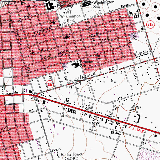 Topographic Map of Greater Mount Zion Baptist Church, TX