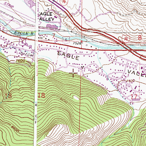 Topographic Map of Fleck Ditch, CO