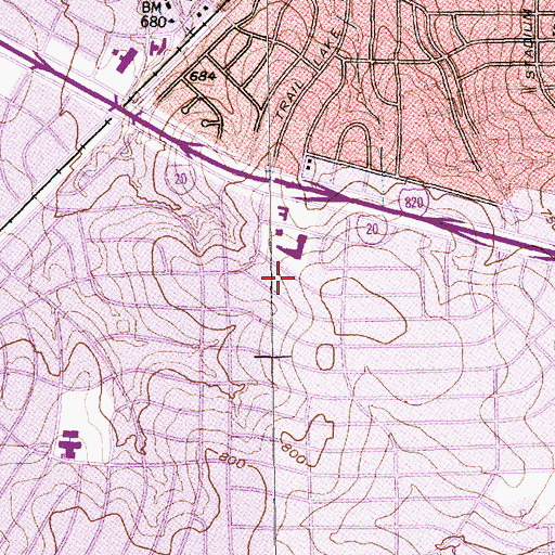 Topographic Map of Christo Para Todos Assembly of God Church, TX