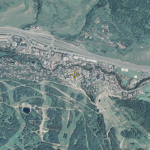 Aerial/Satellite Image of Vail, CO