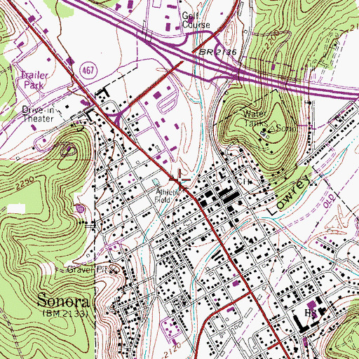 Topographic Map of Presbyterian Church of the Good Shepherd, TX