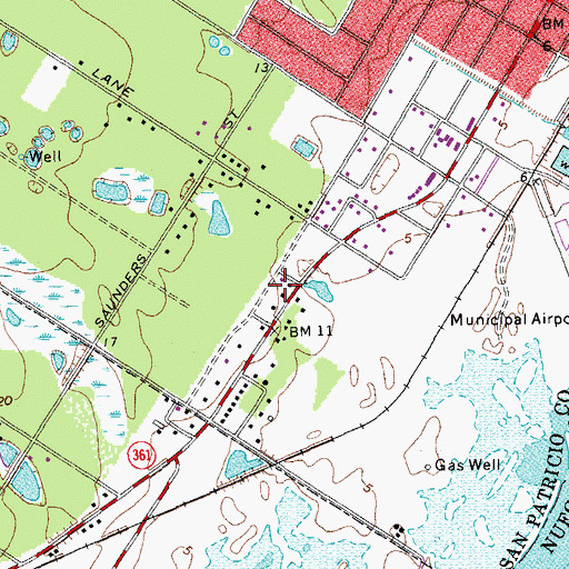 Topographic Map of The Church of Jesus Christ of Latter Day Saints, TX