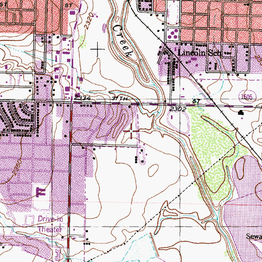 Topographic Map of The Church of Jesus Christ of Latter Day Saints, TX
