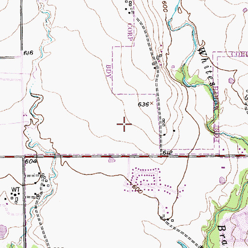 Topographic Map of Christ Pentecostal Church, TX