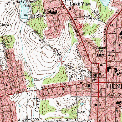Topographic Map of The Church of Jesus Christ of Latter Day Saints, TX