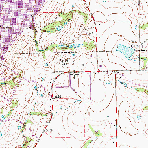 Topographic Map of First Baptist Church - Heath, TX