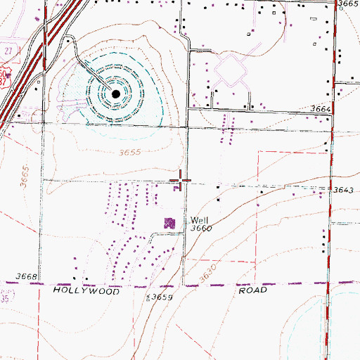 Topographic Map of Lamount Drive Baptist Church, TX