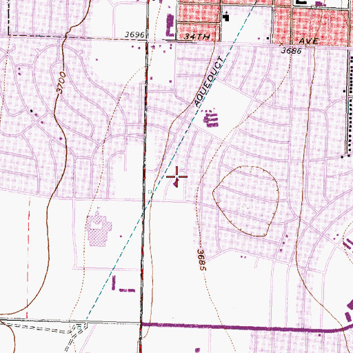 Topographic Map of Paramount Baptist Deaf Church, TX