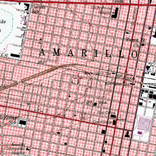 Topographic Map of Mount Zion Baptist Church, TX