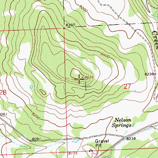 Topographic Map of Stockdale Point, CO