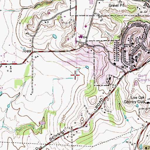 Topographic Map of The Church of Jesus Christ of Latter Day Saints, TX