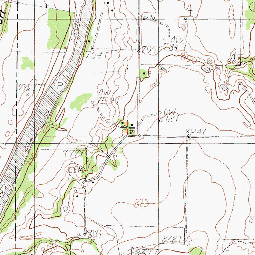 Topographic Map of Soda Springs Baptist Church, TX