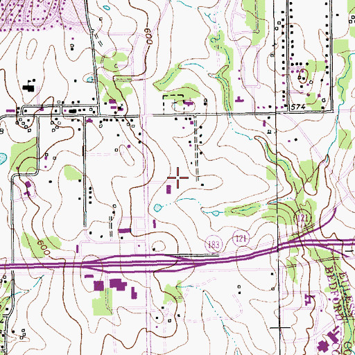 Topographic Map of The Church of Jesus Christ of Latter Day Saints Missionary, TX