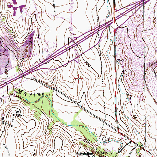 Topographic Map of The Church of Jesus Christ of Latter Day Saints, TX