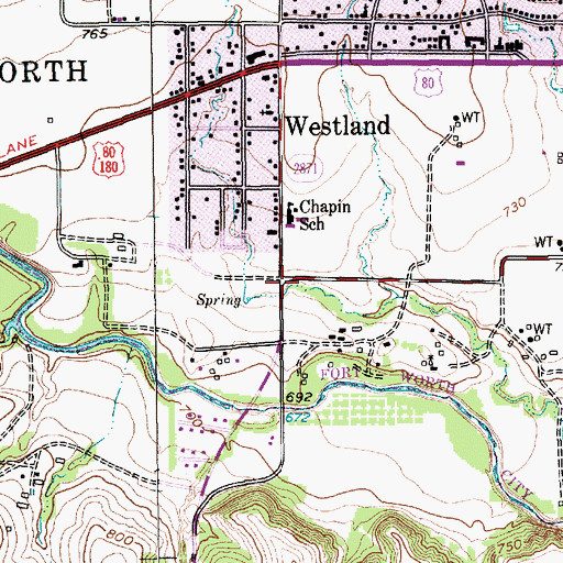 Topographic Map of Church of the Holy Apostles, TX