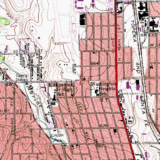Topographic Map of Our Lady of Guadalupe Church, TX