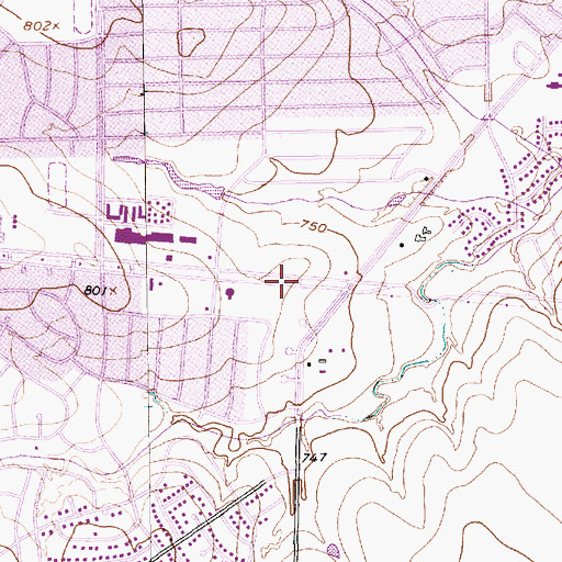 Topographic Map of Saint Bartholomew Catholic Church, TX