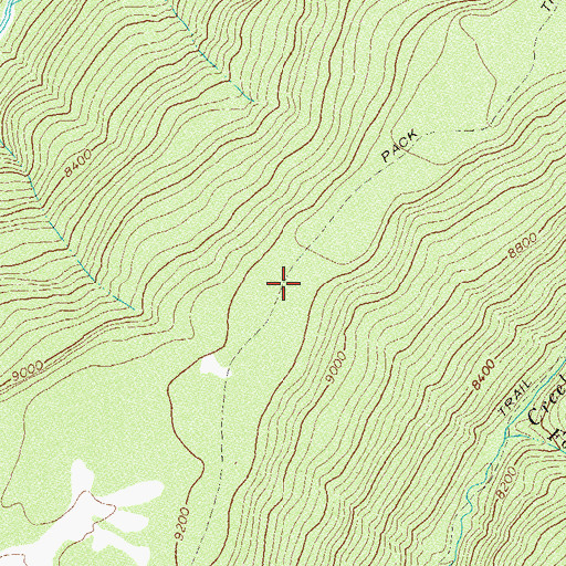 Topographic Map of Stoner Mesa, CO