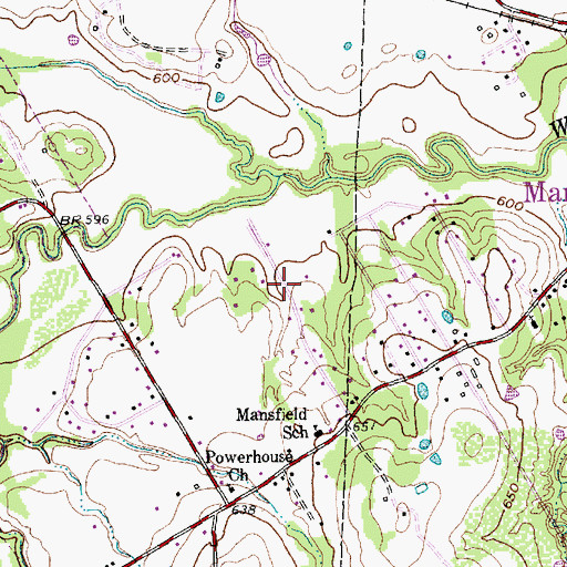 Topographic Map of New Zion Missionary Baptist Church, TX