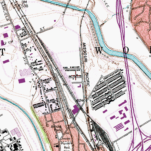 Topographic Map of North Ebenezer Baptist Church, TX