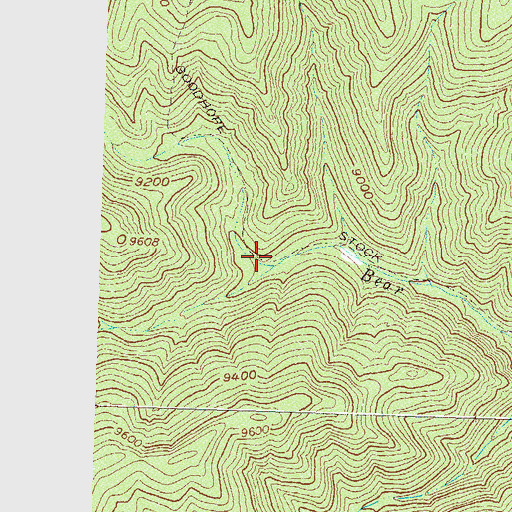 Topographic Map of Goodhope Stock Driveway, CO