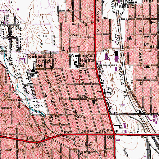 Topographic Map of Mount Nebo Missionary Baptist Church, TX