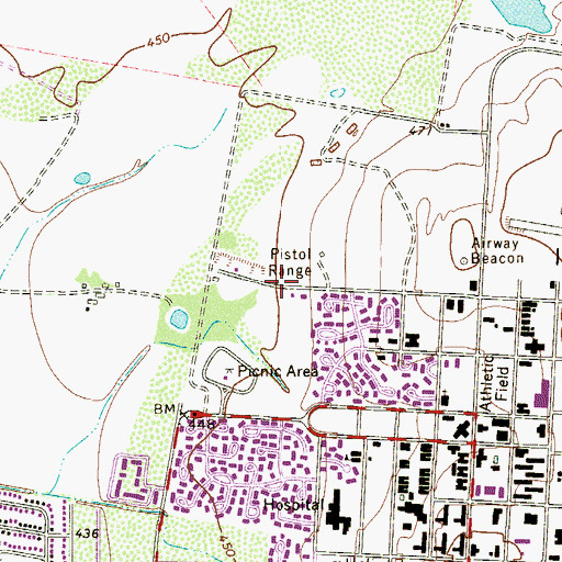 Topographic Map of King of Kings Church, TX