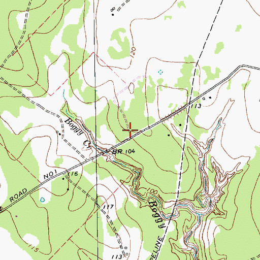 Topographic Map of Martin Luther Lutheran Church, TX