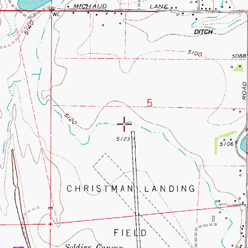 Topographic Map of Pleasant Valley and Lake Canal, CO