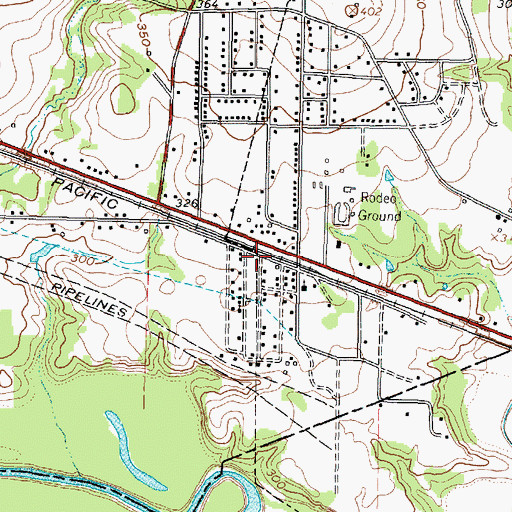 Topographic Map of Progressive Church of God in Christ, TX