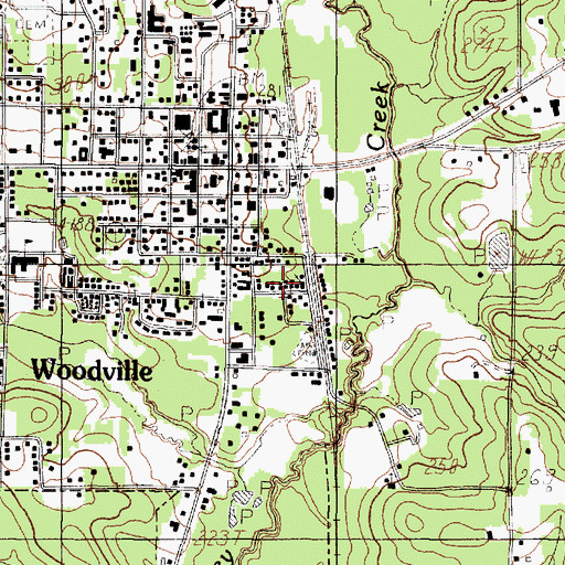 Topographic Map of True Gospel Holiness Church, TX