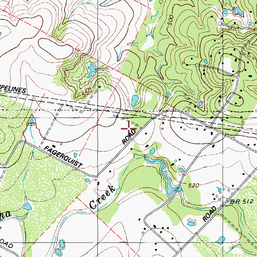 Topographic Map of The Church of Jesus Christ of Latter Day Saints, TX