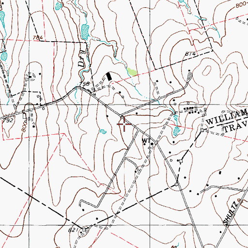 Topographic Map of Round Rock Korean Presbyterian Church, TX
