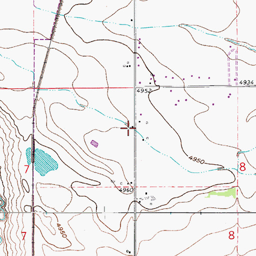Topographic Map of Mail Creek Ditch, CO