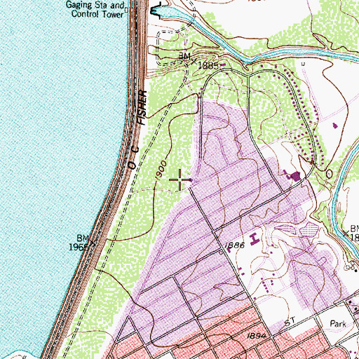 Topographic Map of United Pentecostal Church, TX