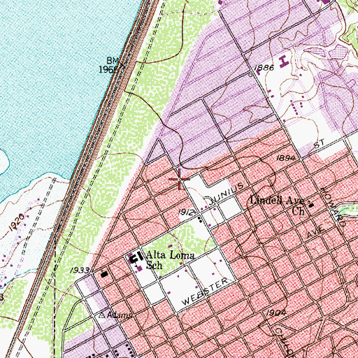Topographic Map of Templo Betel Assembly of God Church, TX