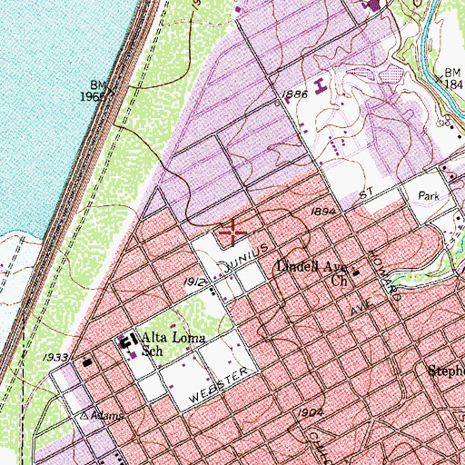 Topographic Map of Central Faith Baptist Church, TX