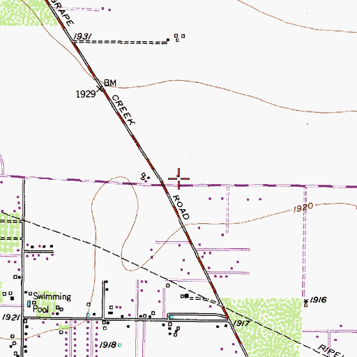 Topographic Map of Northridge Baptist Church, TX