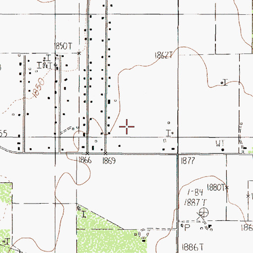 Topographic Map of Trinity Chapel Pentecostal Church of God, TX