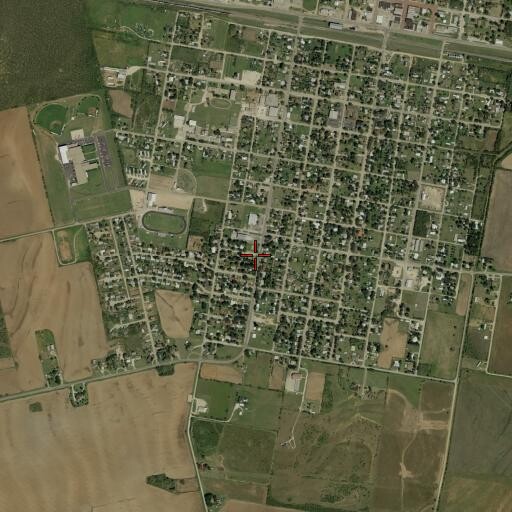 Aerial/Satellite Image of Church of Christ, TX