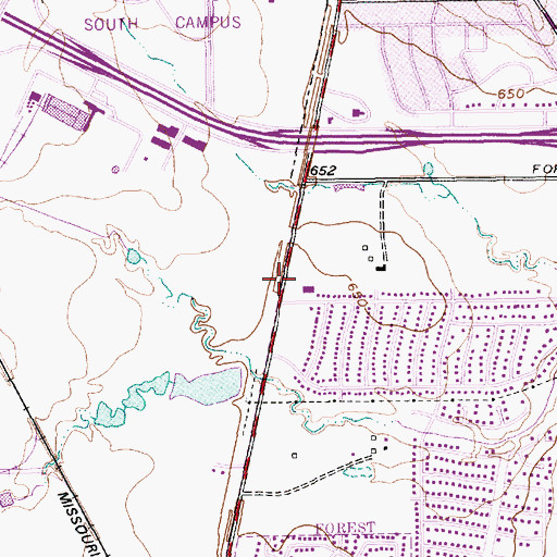 Topographic Map of Shield of Faith Fellowship International Church, TX