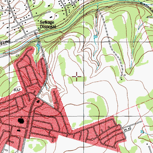 Topographic Map of The Church of Jesus Christ of Latter Day Saints, TX