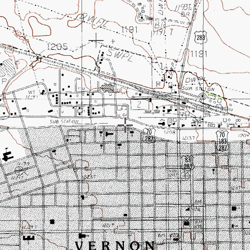 Topographic Map of New Hope Baptist Church, TX
