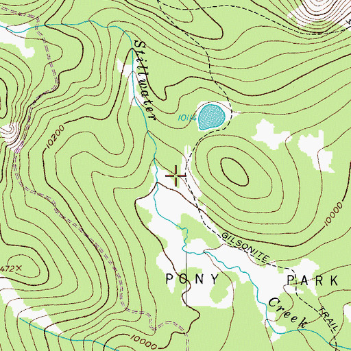Topographic Map of Gilsonite Trail, CO