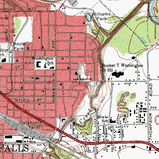 Topographic Map of Mount Pleasant Baptist Church, TX
