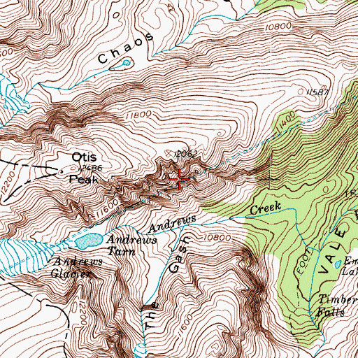 Topographic Map of Alva B Adams Tunnel, CO