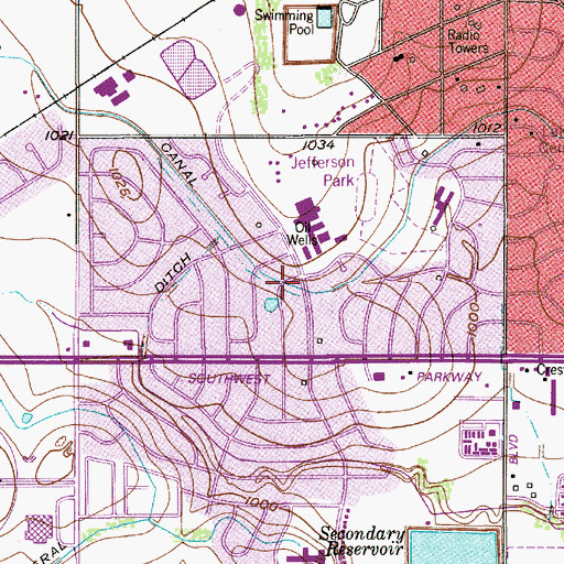 Topographic Map of Episcopal Church Saint Stephens, TX